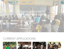 Tablet Screenshot of help-international.org